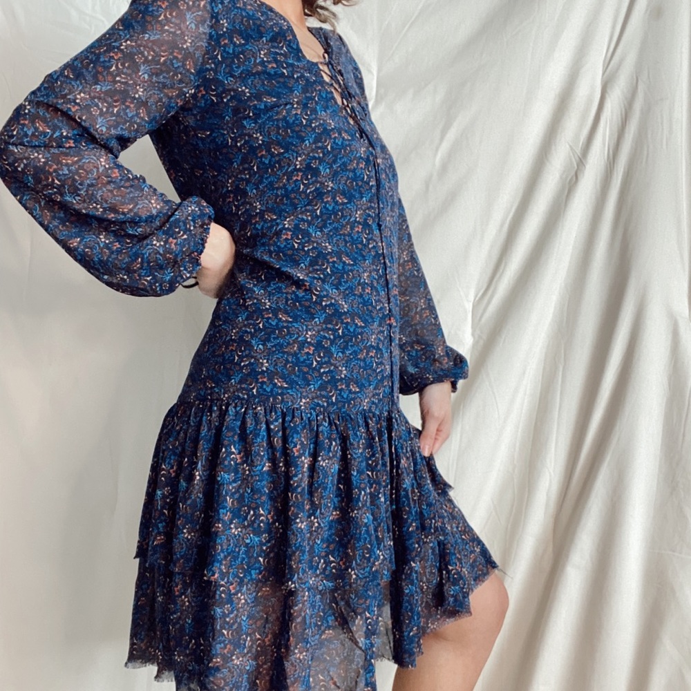 Paisley Blue Dress